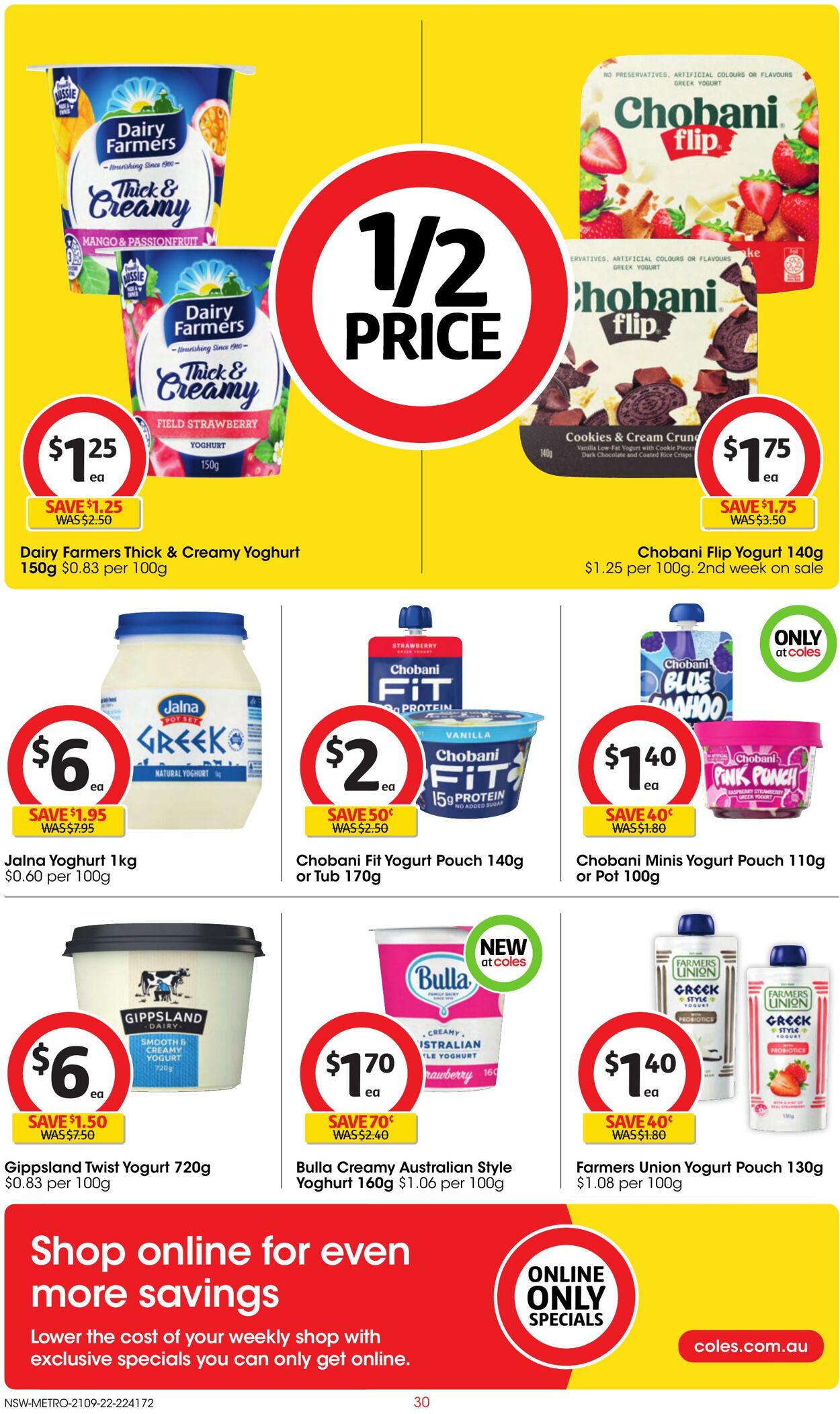 Catalogue Coles 21.09.2022 - 27.09.2022