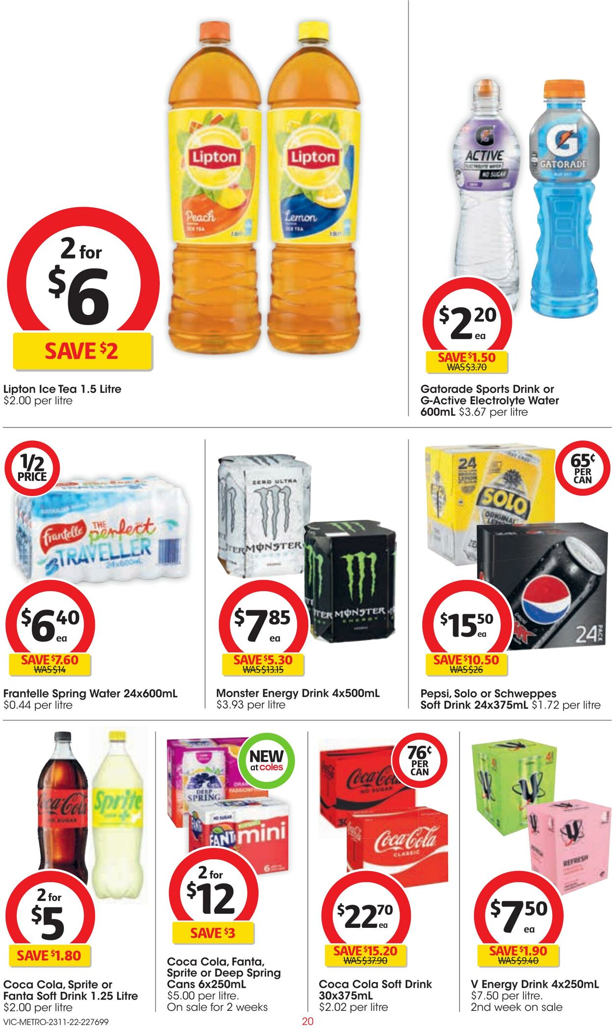 Catalogue Coles 23.11.2022 - 29.11.2022