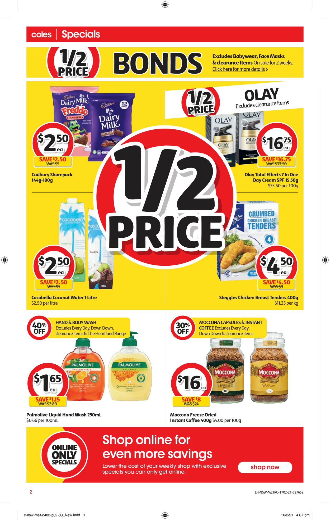 Catalogue Coles 24.02.2021 - 02.03.2021