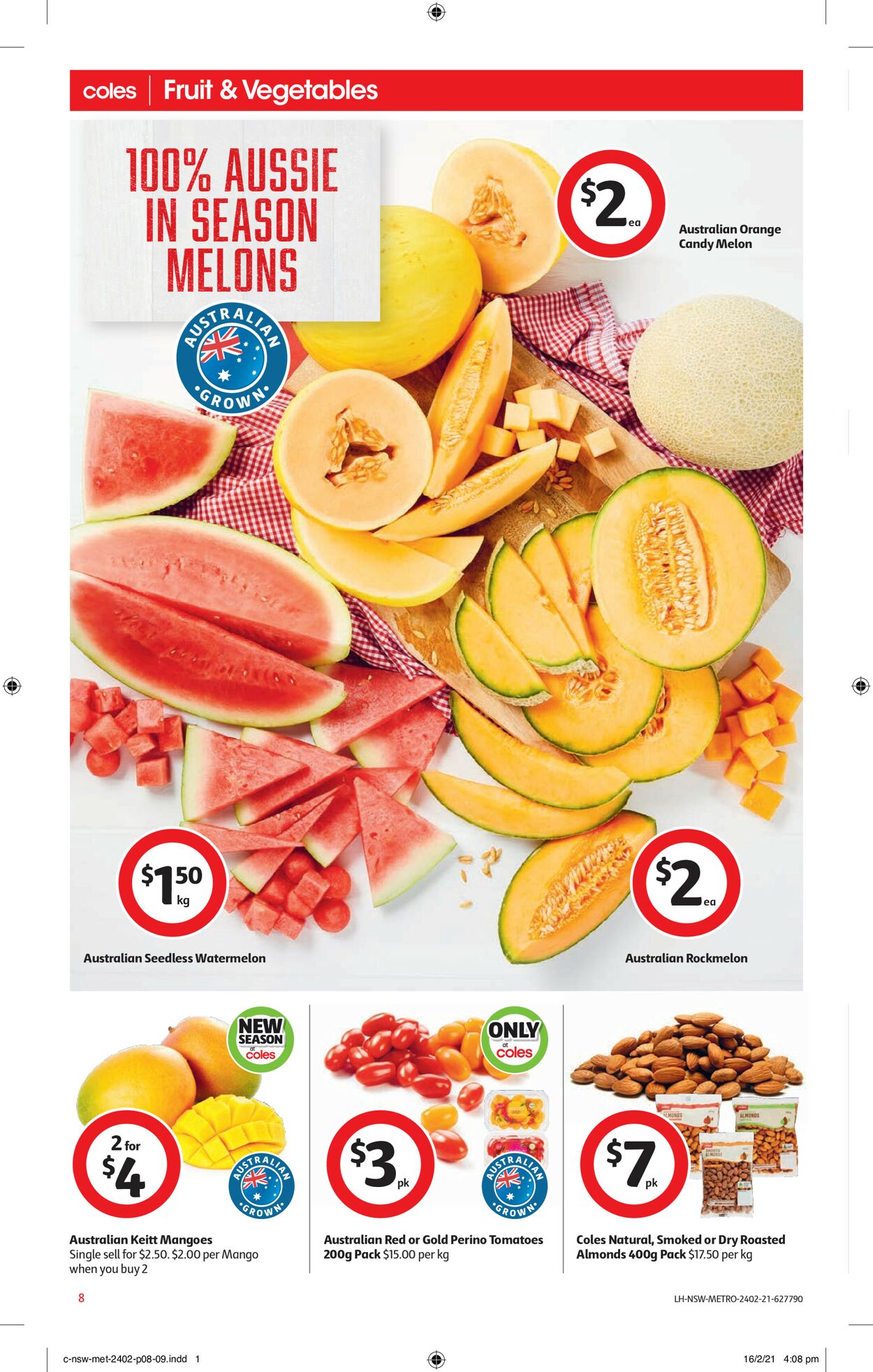 Catalogue Coles 24.02.2021 - 02.03.2021