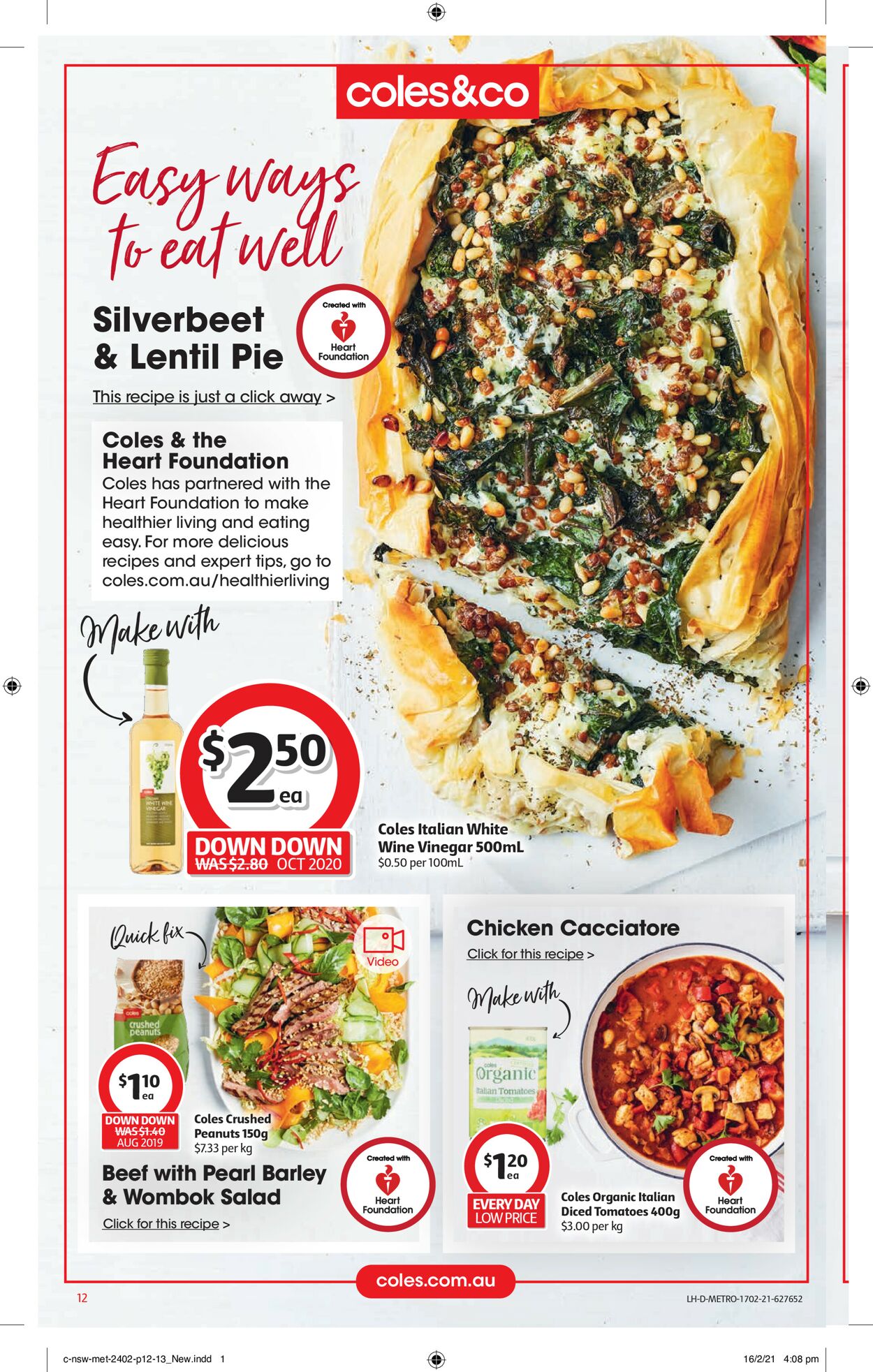 Catalogue Coles 24.02.2021 - 02.03.2021