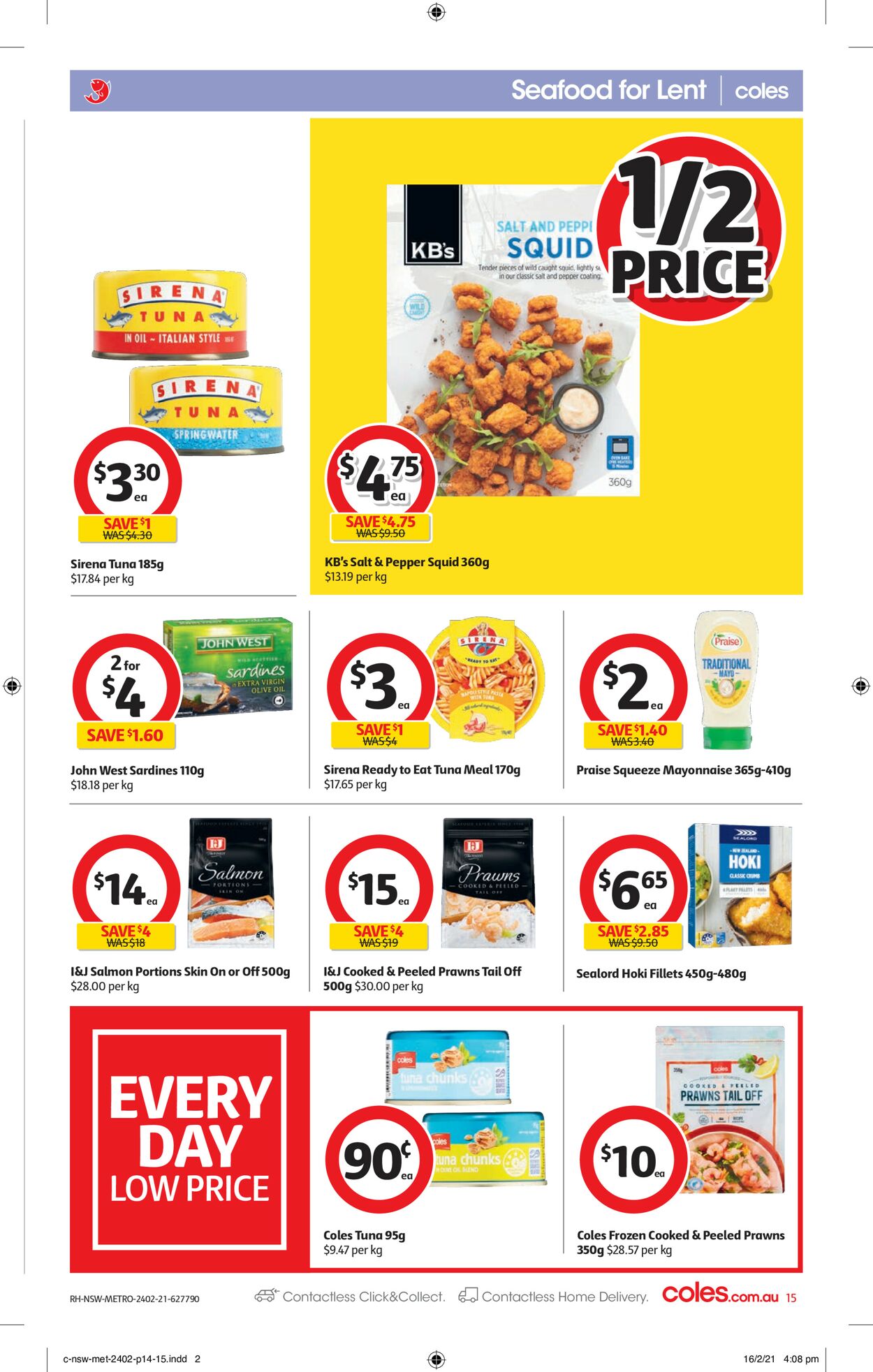 Catalogue Coles 24.02.2021 - 02.03.2021