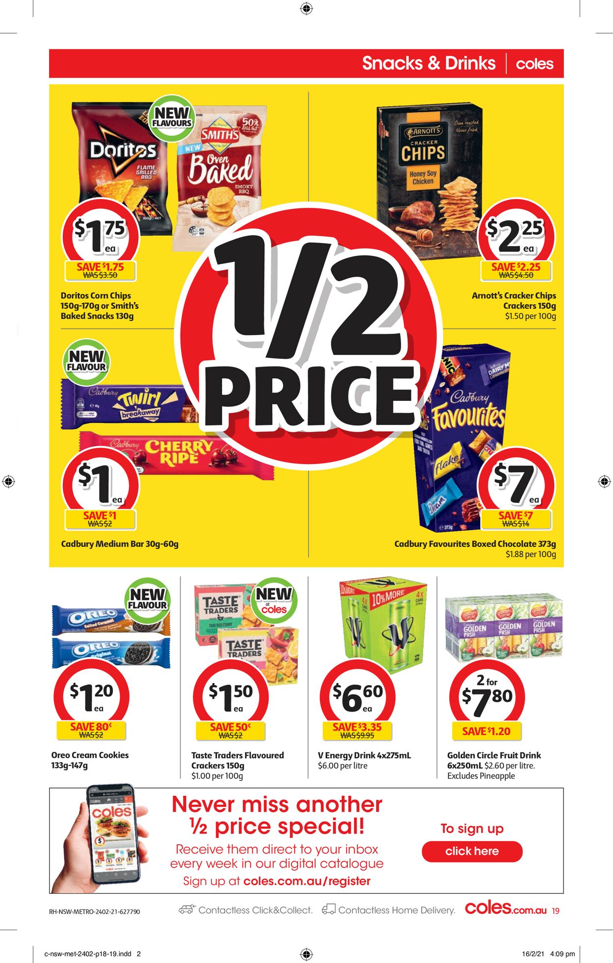 Catalogue Coles 24.02.2021 - 02.03.2021