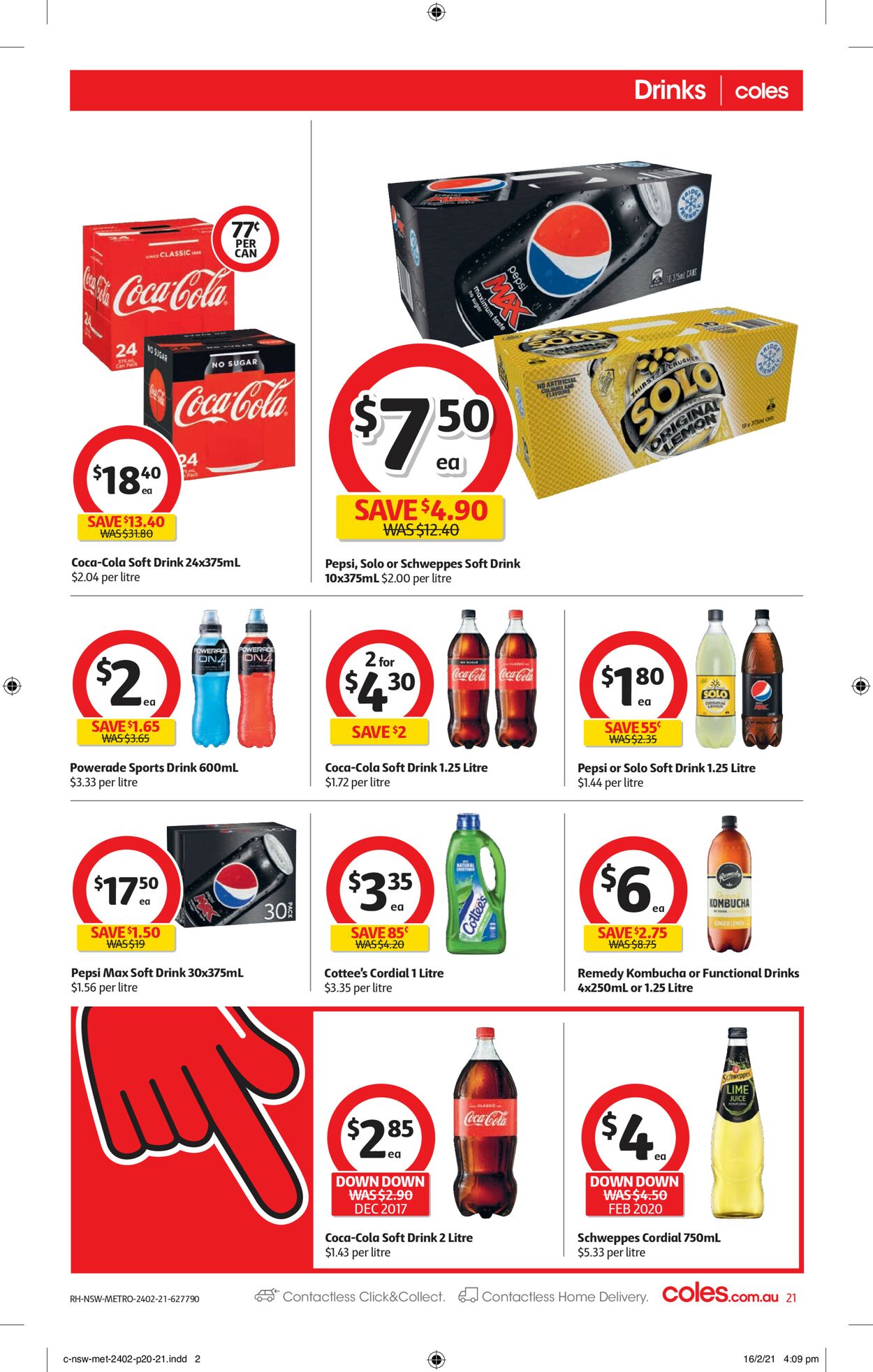 Catalogue Coles 24.02.2021 - 02.03.2021