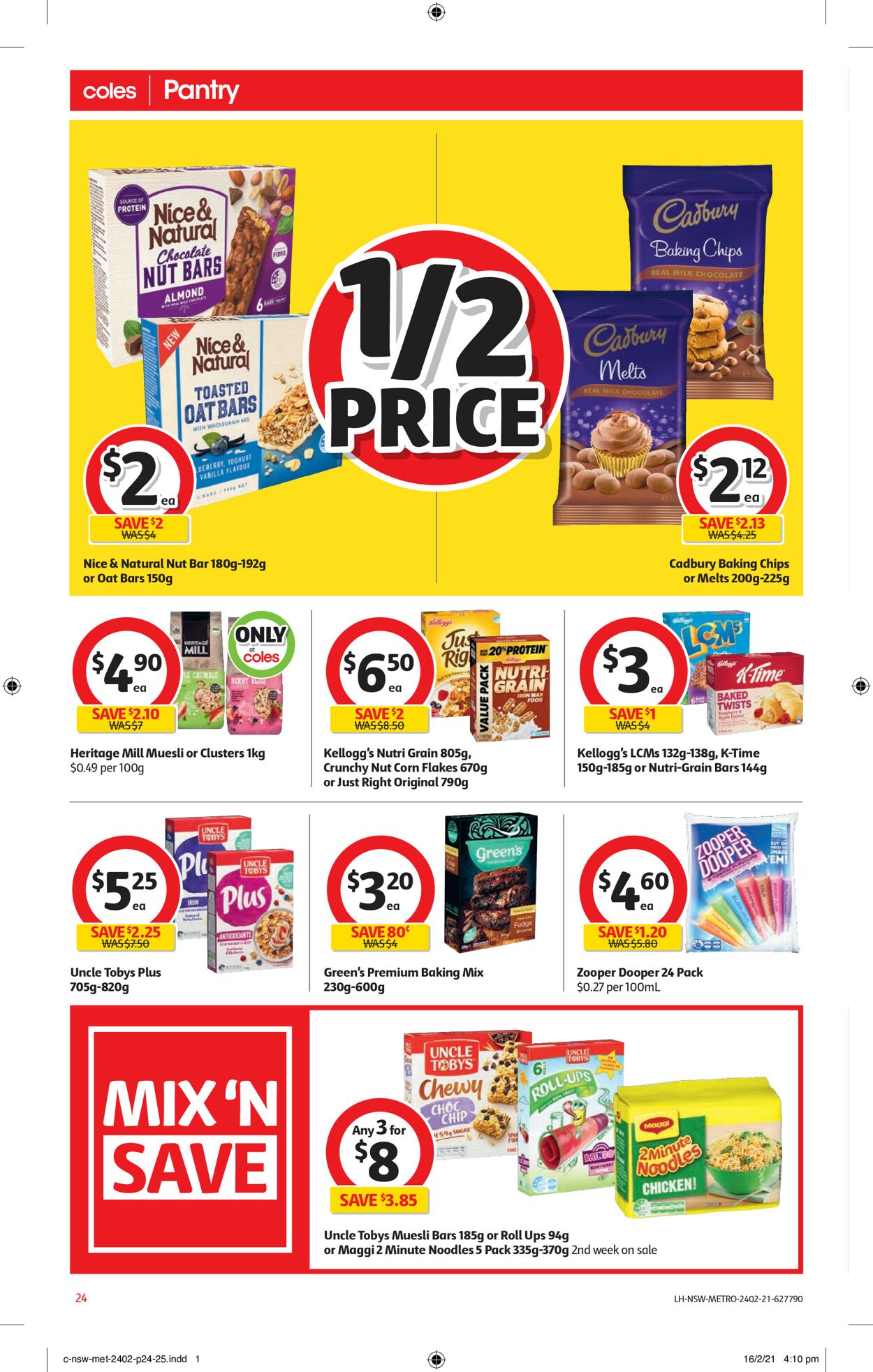 Catalogue Coles 24.02.2021 - 02.03.2021