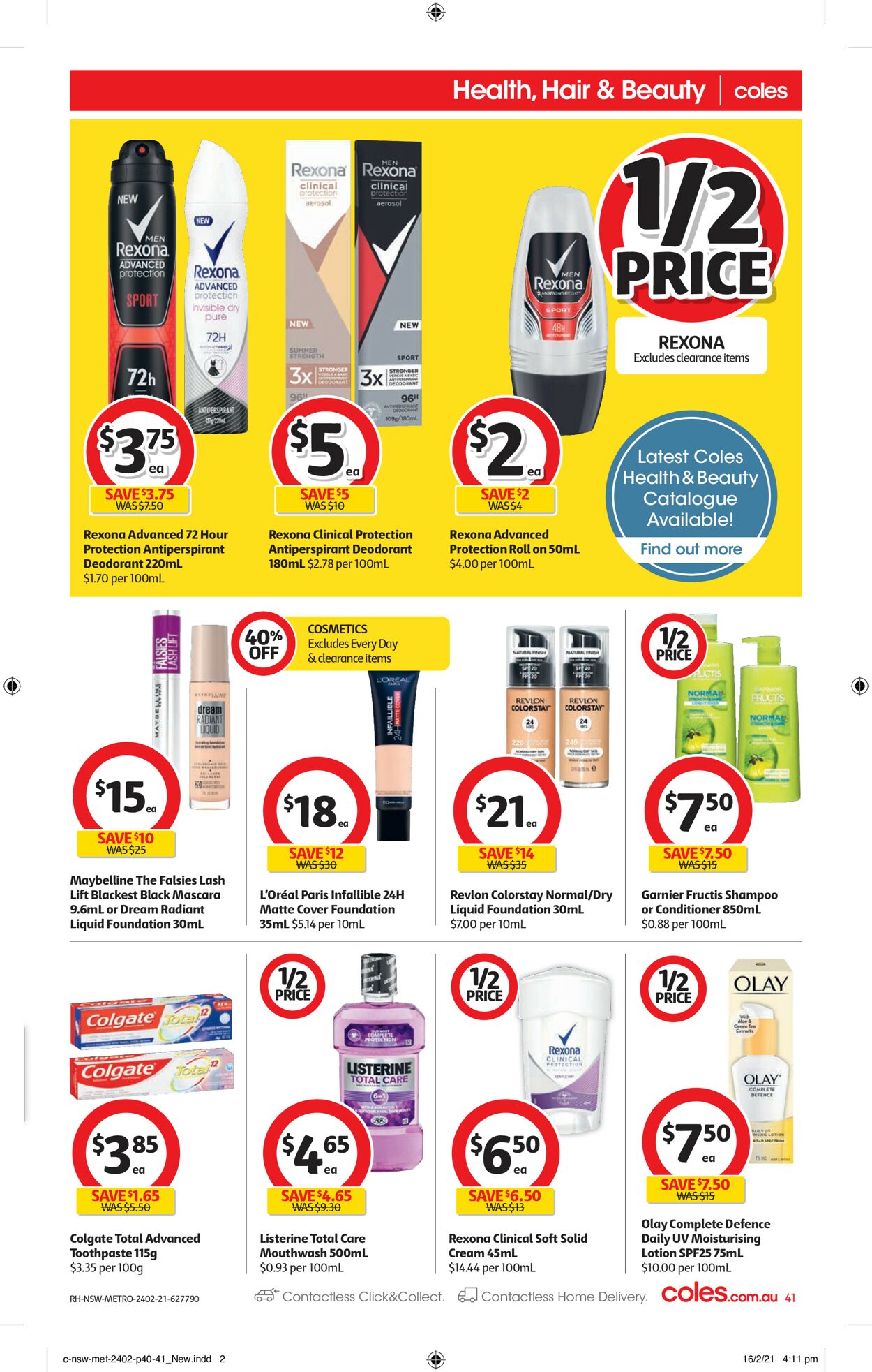 Catalogue Coles 24.02.2021 - 02.03.2021