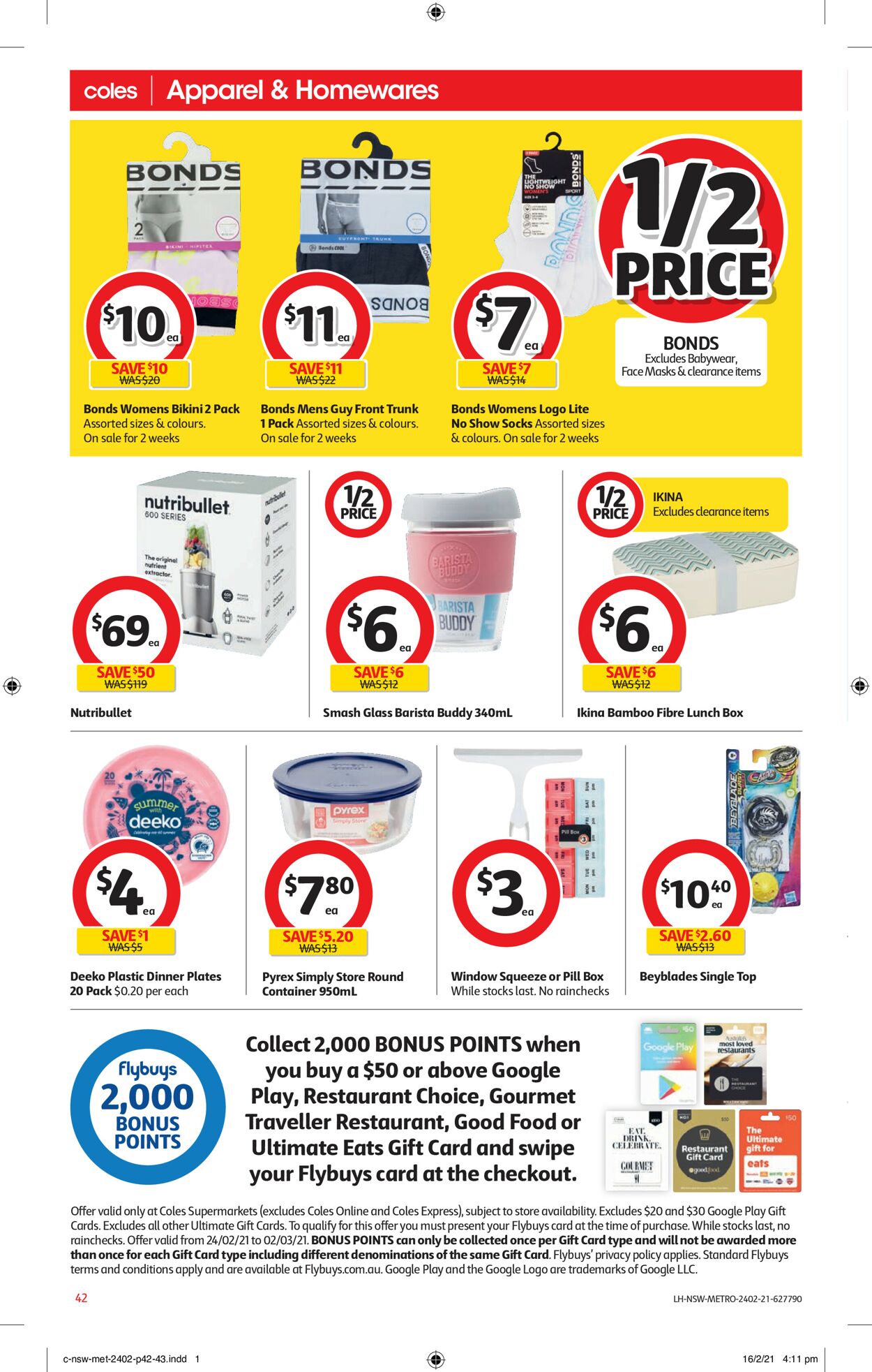 Catalogue Coles 24.02.2021 - 02.03.2021