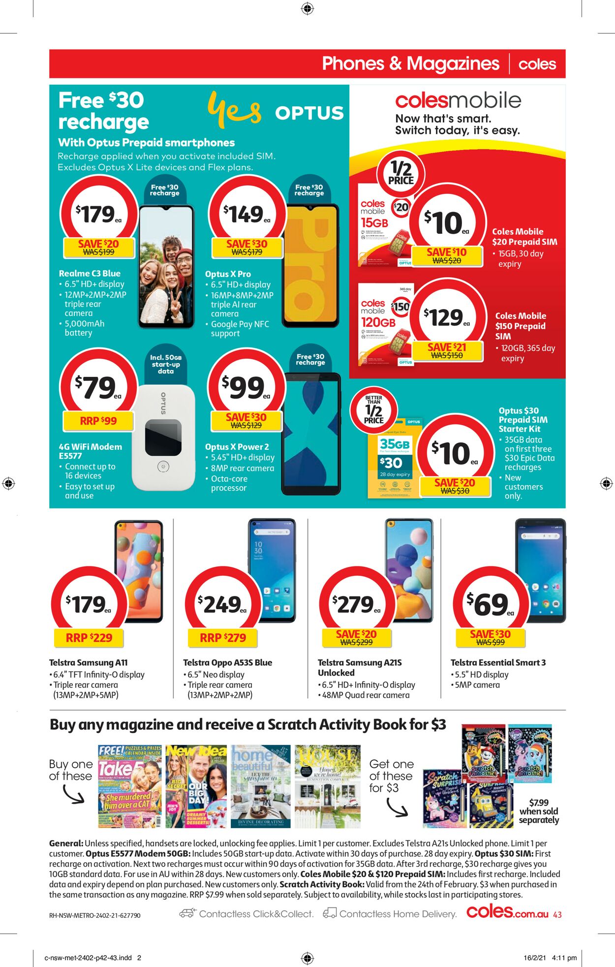 Catalogue Coles 24.02.2021 - 02.03.2021