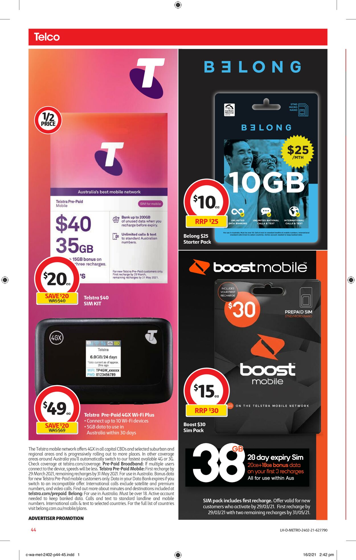 Catalogue Coles 24.02.2021 - 02.03.2021