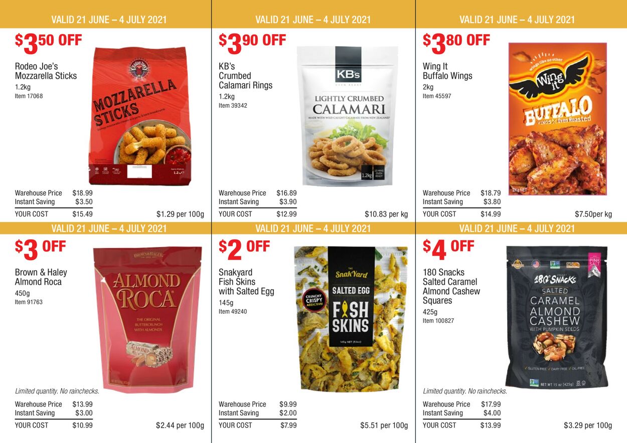 Catalogue Costco 21.06.2021 - 04.07.2021