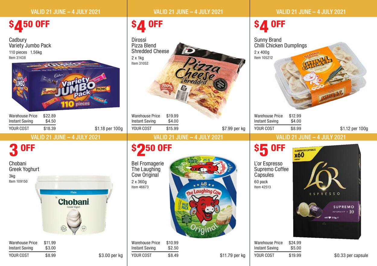 Catalogue Costco 21.06.2021 - 04.07.2021