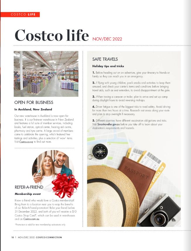 Catalogue Costco 01.11.2022 - 31.12.2022