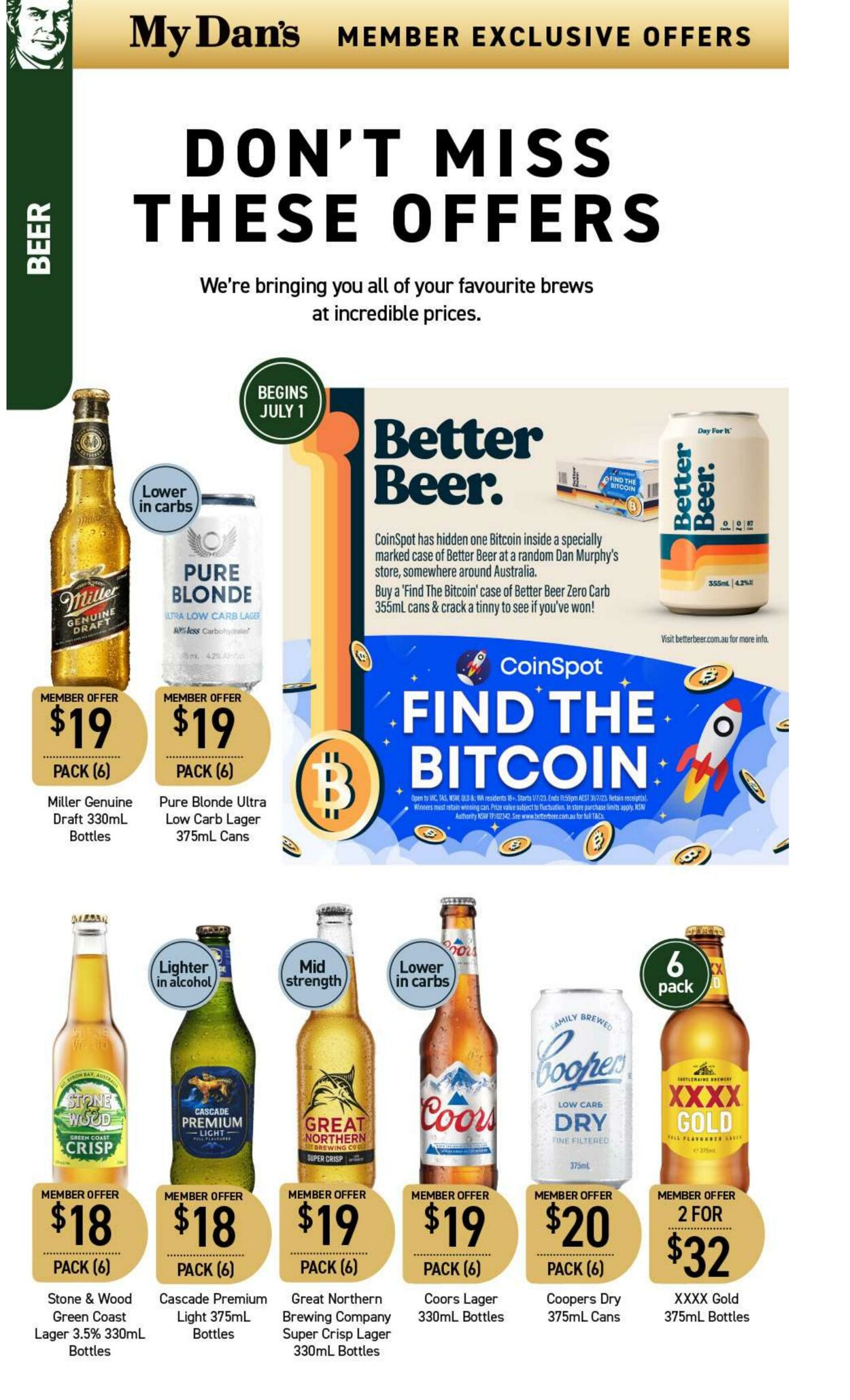 Catalogue Dan Murphy's 29.06.2023 - 19.07.2023