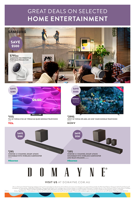 Catalogue Domayne 20.07.2023 - 26.07.2023