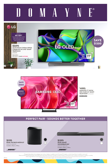 Catalogue Domayne 20.07.2023 - 26.07.2023