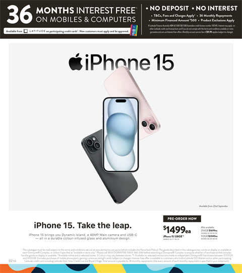 Catalogue Domayne 20.09.2023 - 27.09.2023