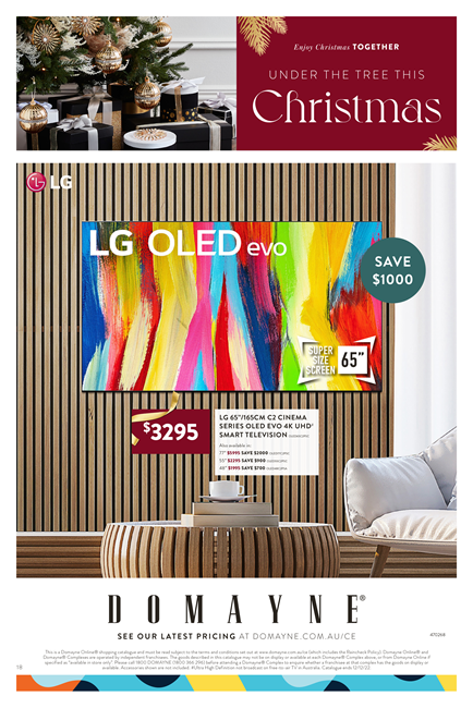Catalogue Domayne 02.12.2022 - 12.12.2022