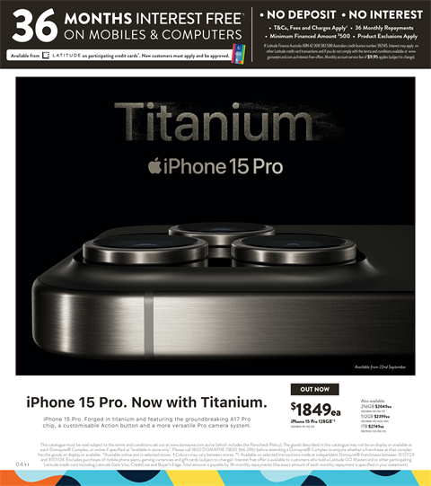 Catalogue Domayne 01.10.2023 - 31.10.2023