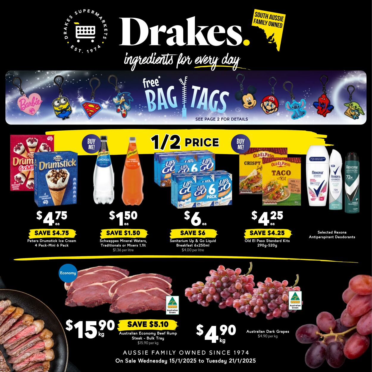 Catalogue Drakes Supermarkets 15.01.2025 - 21.01.2025