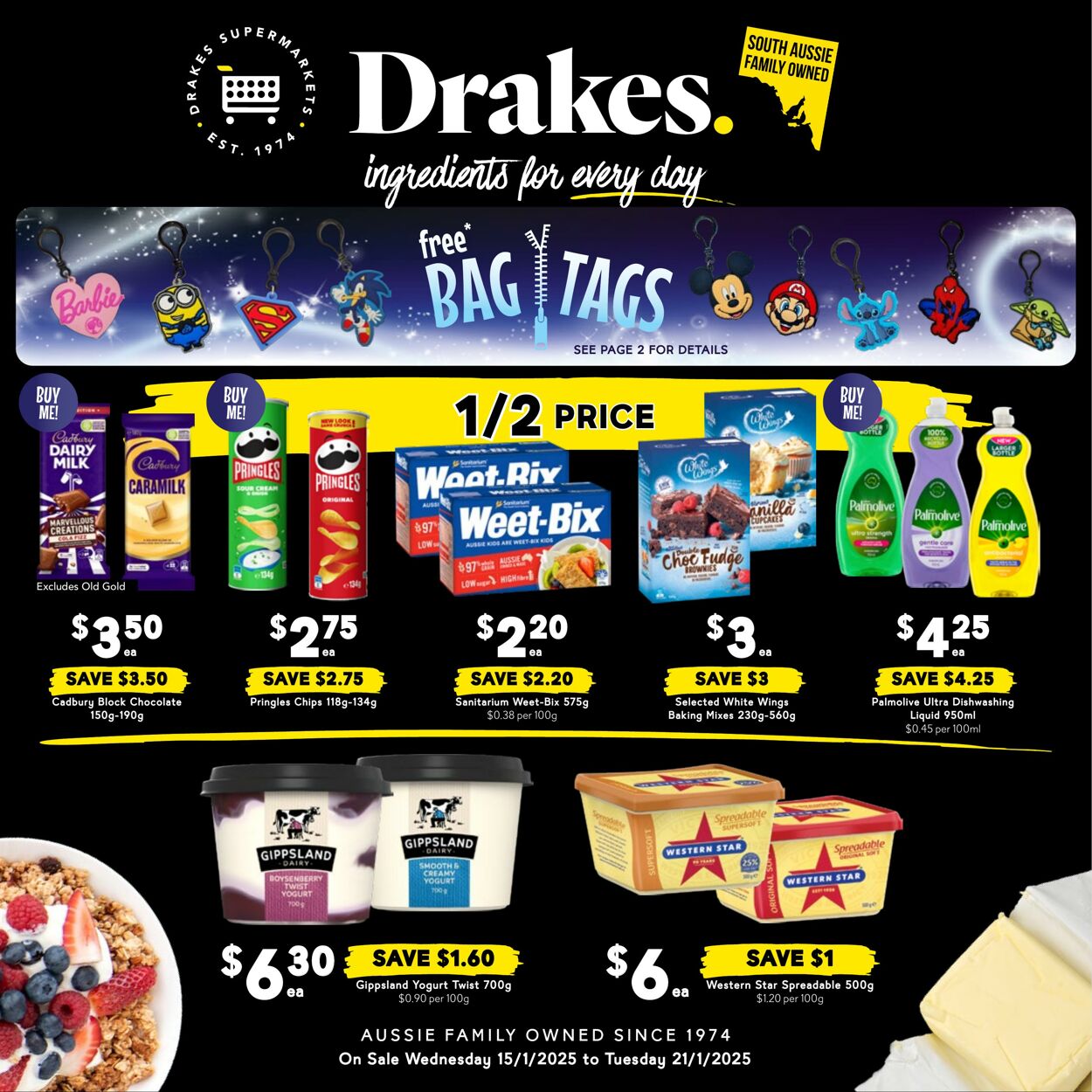 Catalogue Drakes Supermarkets 15.01.2025 - 21.01.2025