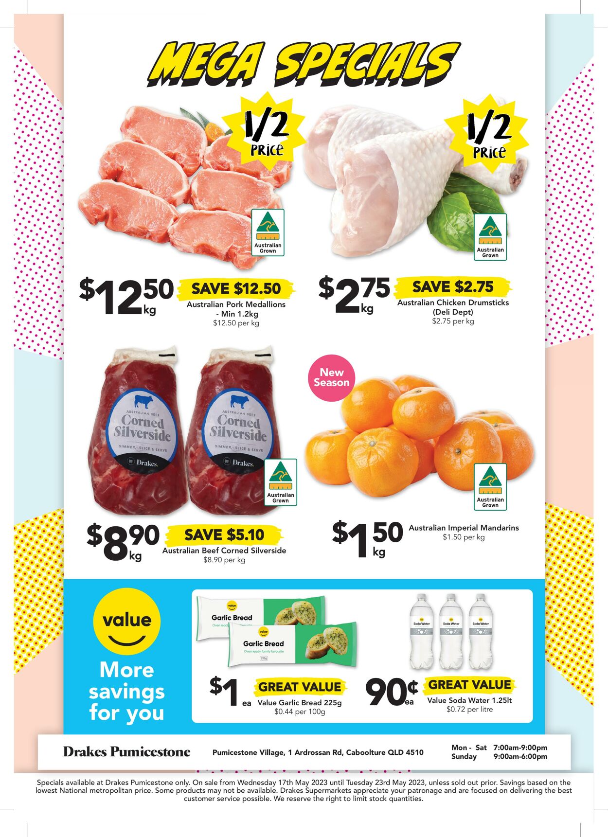 Catalogue Drakes Supermarkets 17.05.2023 - 23.05.2023