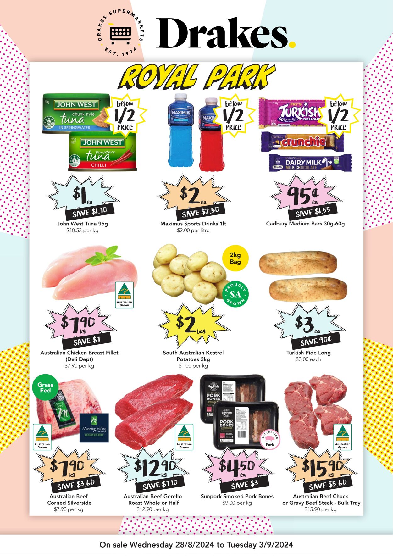 Catalogue Drakes Supermarkets 28.08.2024 - 03.09.2024