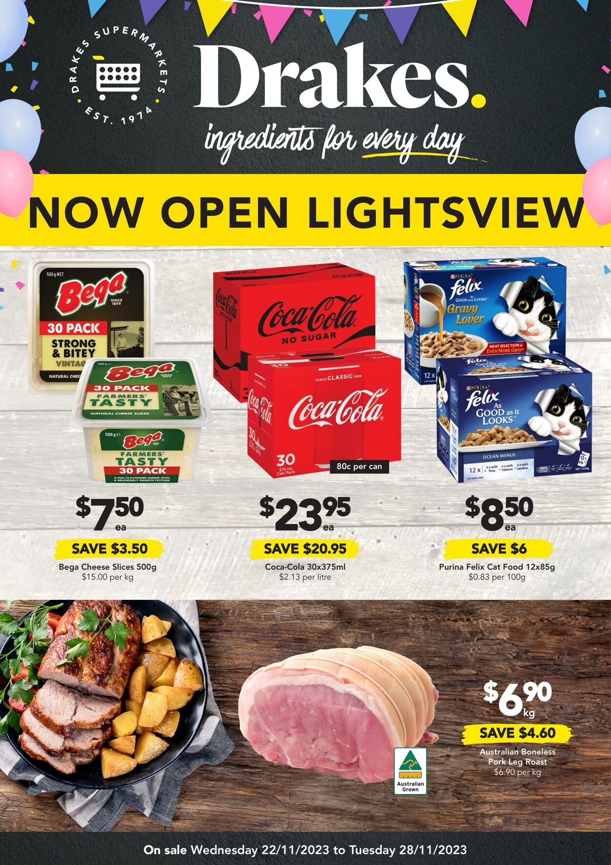 Catalogue Drakes Supermarkets 22.11.2023 - 28.11.2023