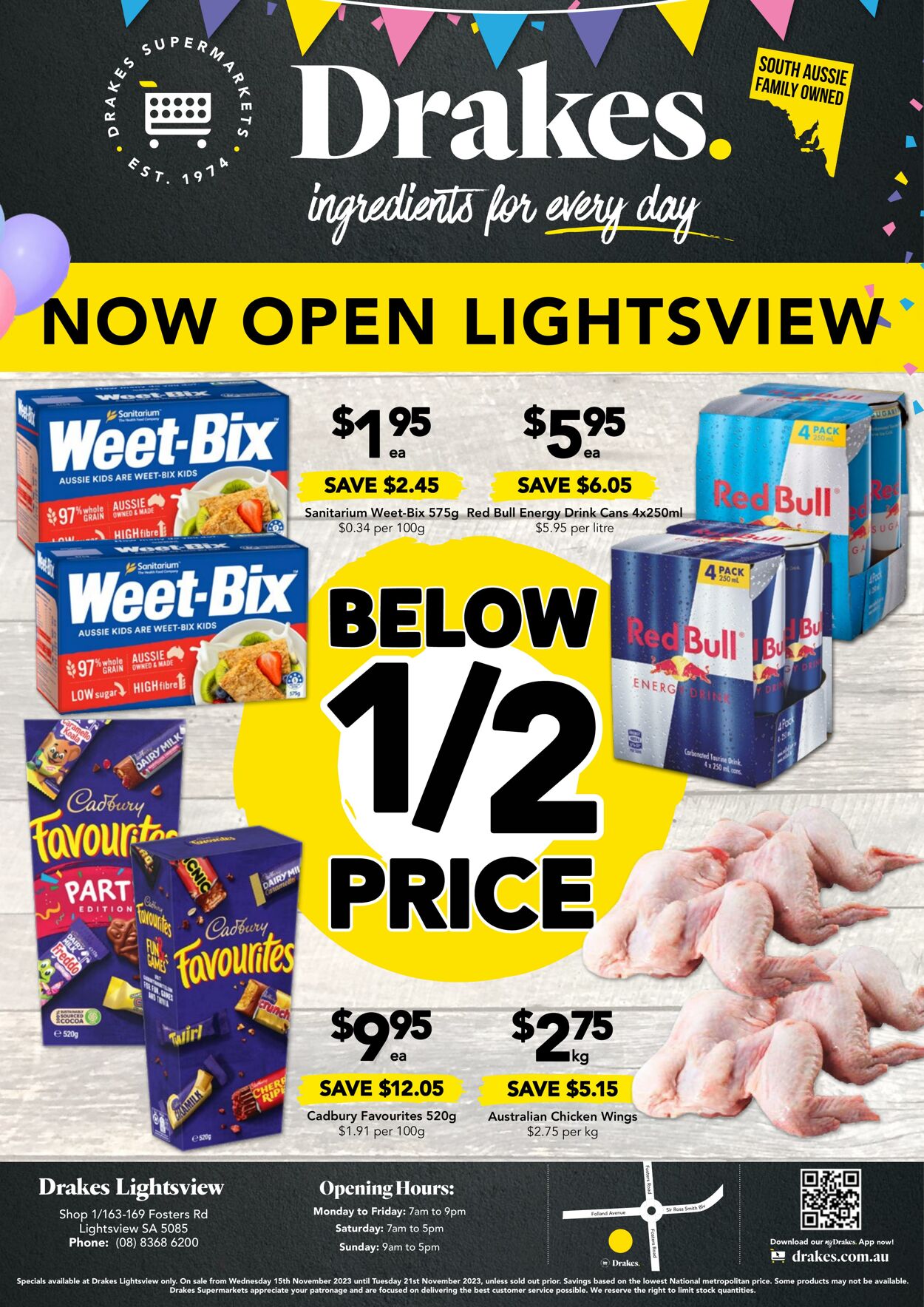 Catalogue Drakes Supermarkets 15.11.2023 - 21.11.2023