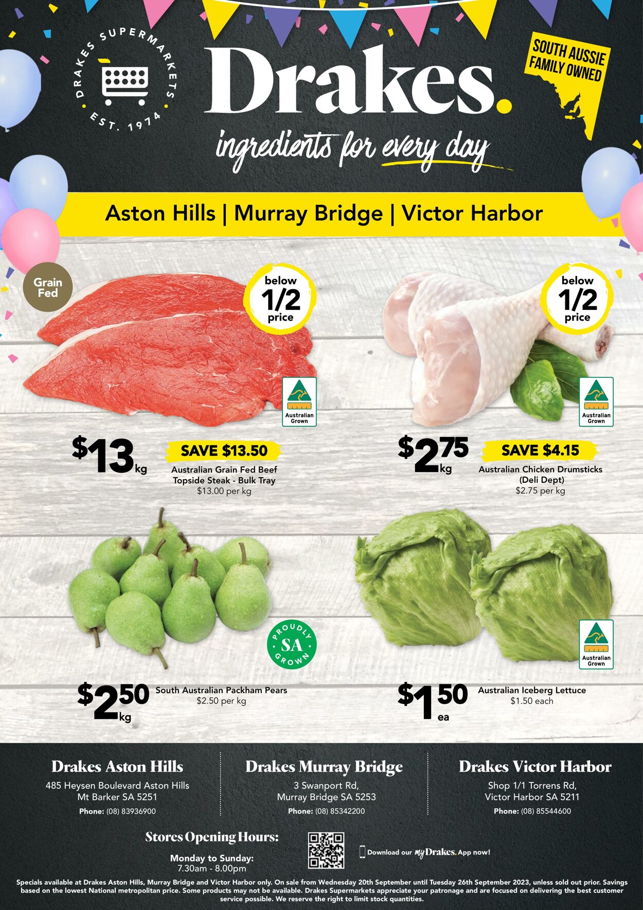 Catalogue Drakes Supermarkets 20.09.2023 - 26.09.2023