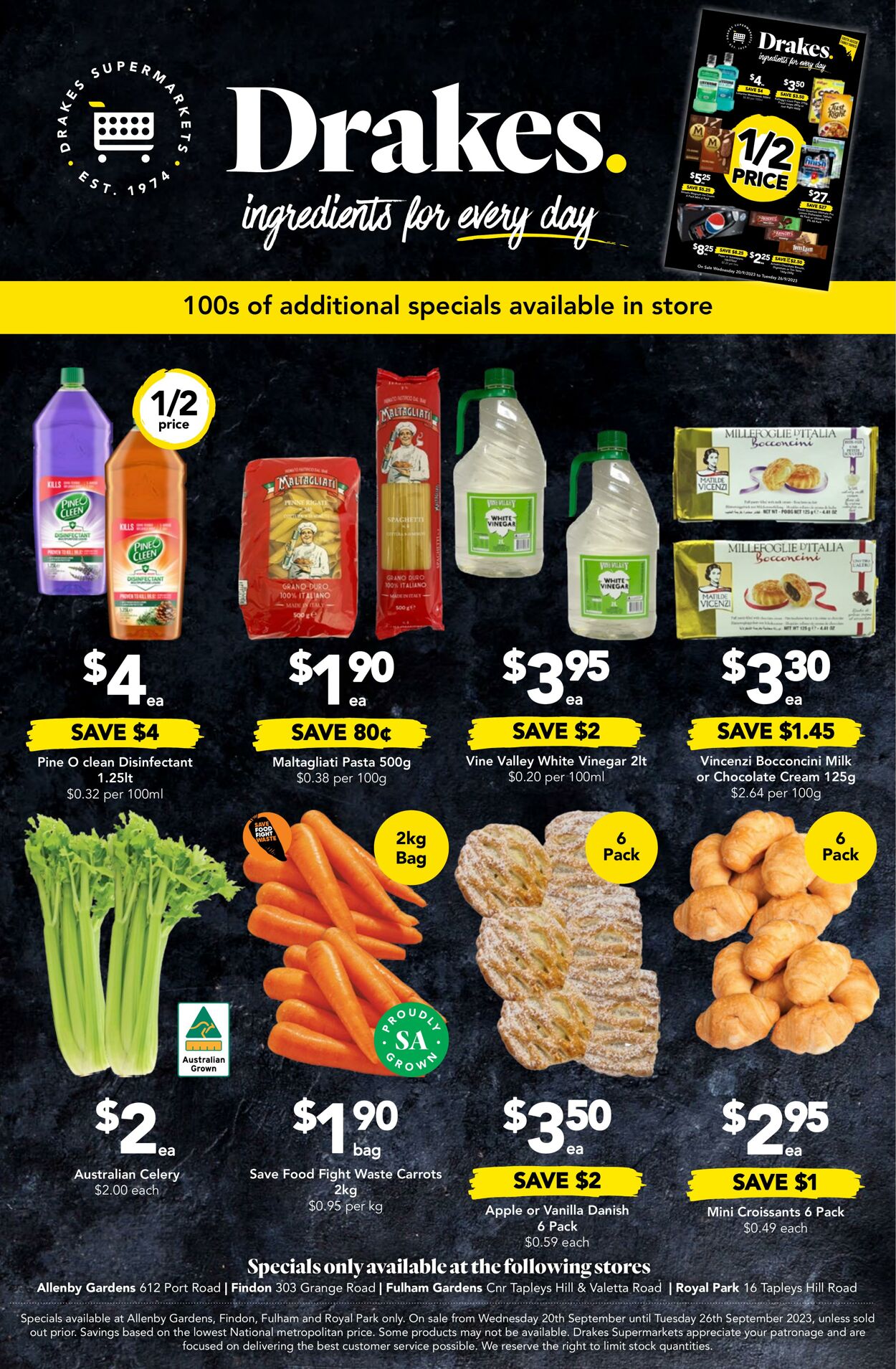 Catalogue Drakes Supermarkets 20.09.2023 - 26.09.2023