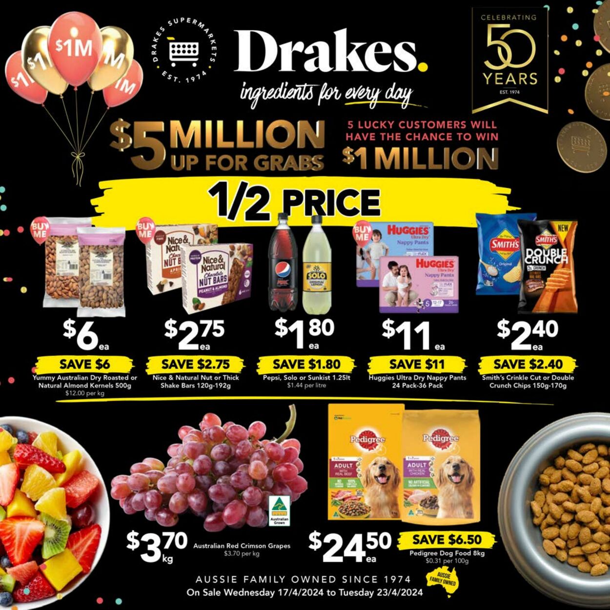 Catalogue Drakes Supermarkets 17.04.2024 - 23.04.2024