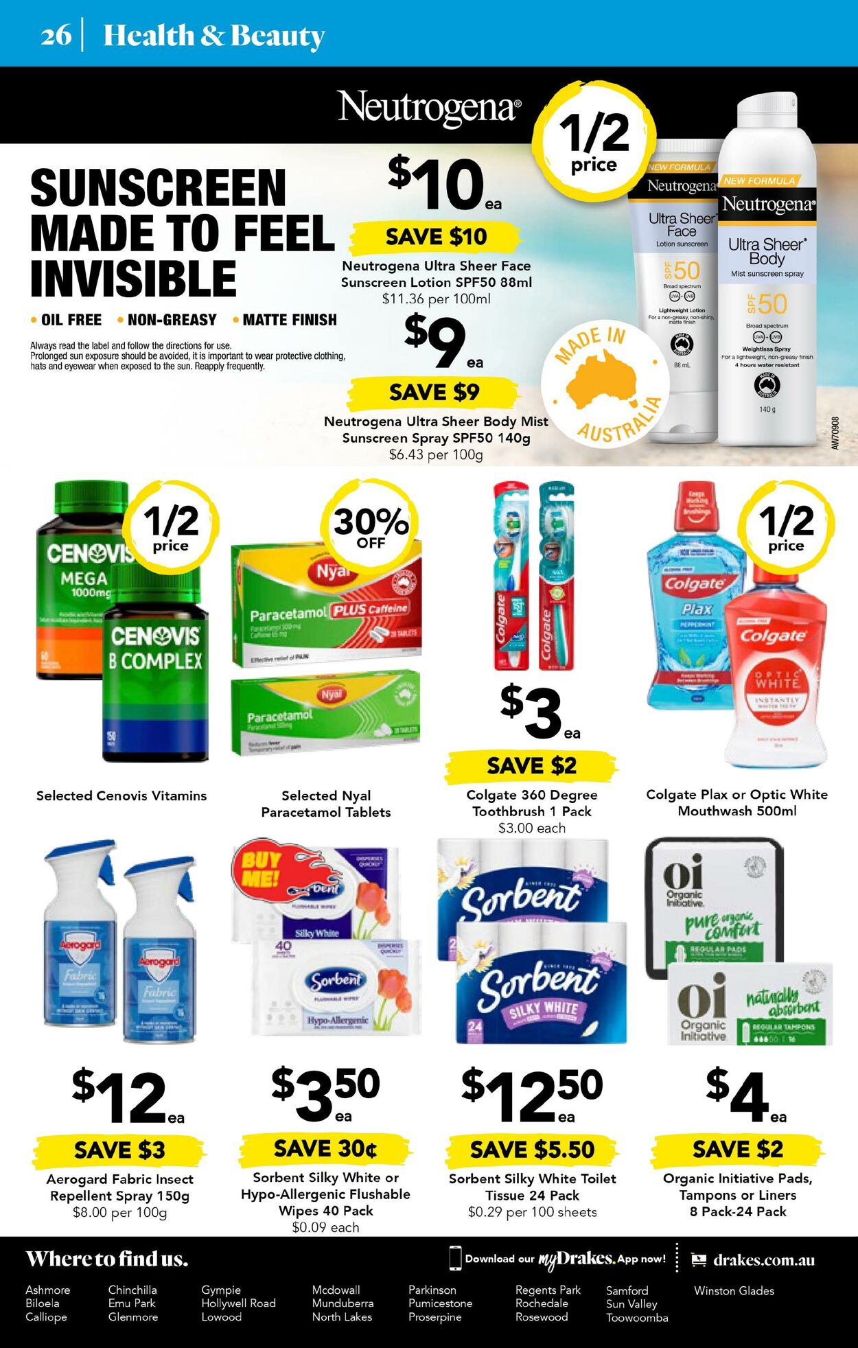 Catalogue Drakes Supermarkets 04.10.2023 - 12.10.2023