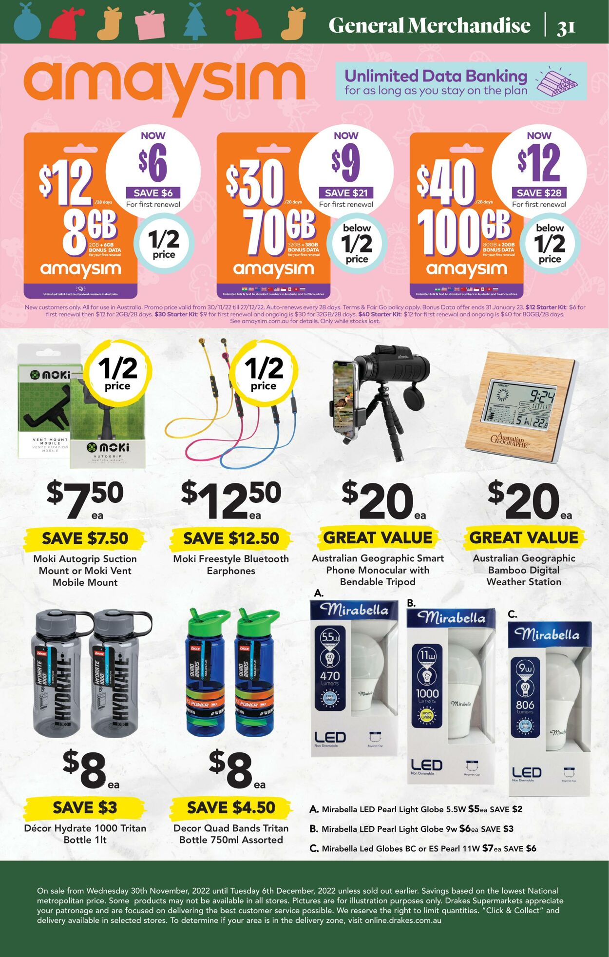 Catalogue Drakes Supermarkets 30.11.2022 - 06.12.2022