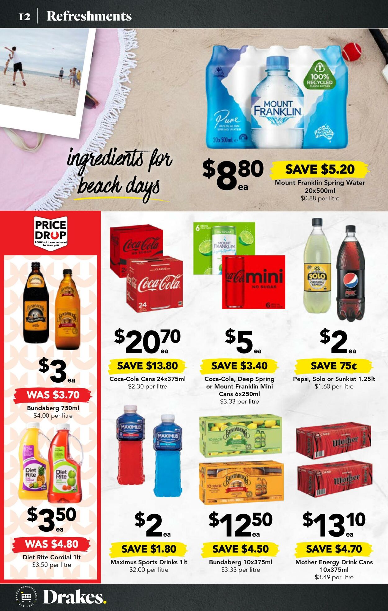 Catalogue Drakes Supermarkets 25.01.2023 - 31.01.2023