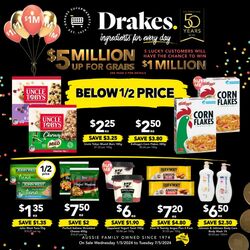 Catalogue Drakes Supermarkets 31.01.2024 - 06.01.2025