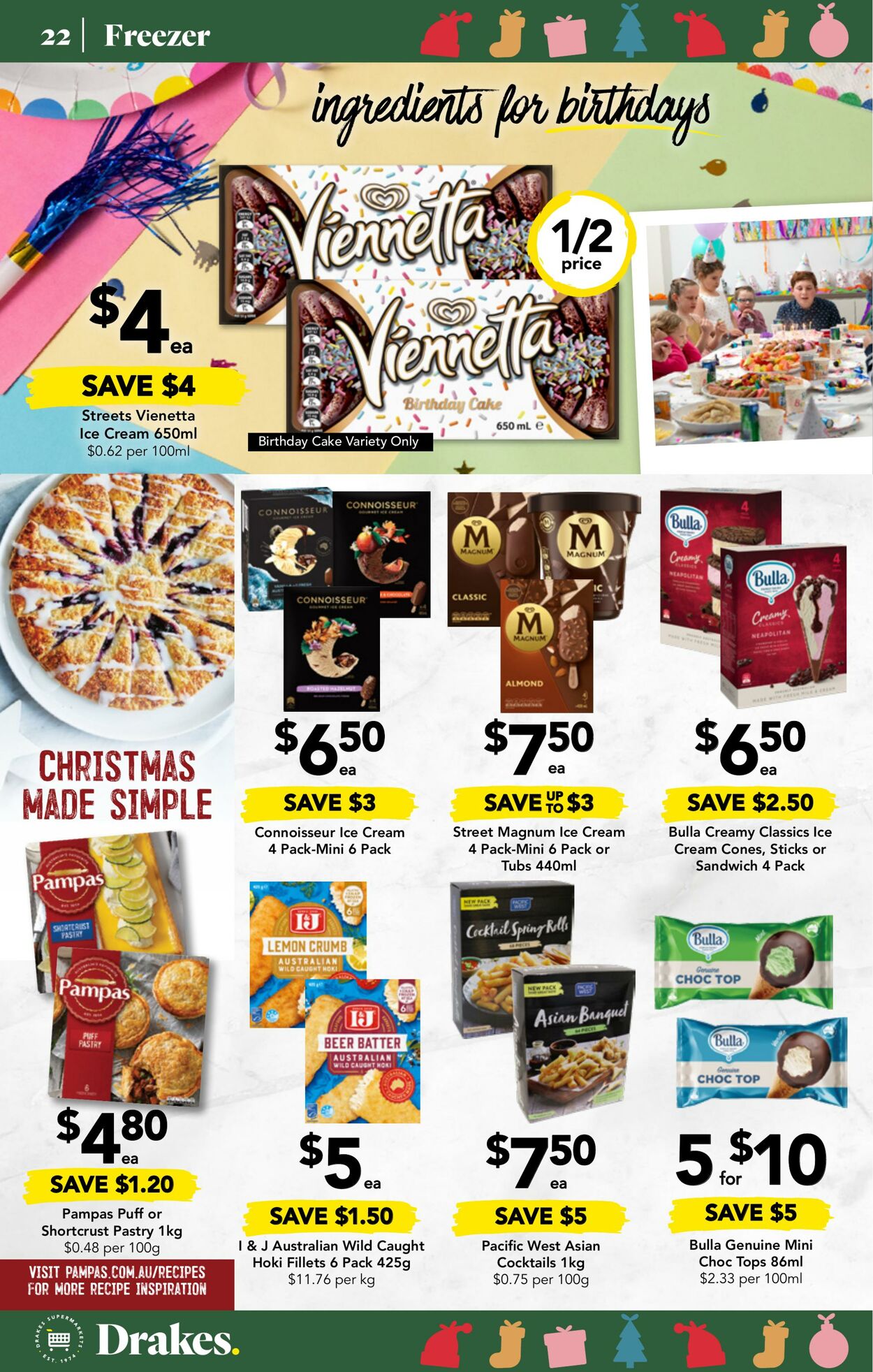 Catalogue Drakes Supermarkets 21.12.2022 - 03.01.2023