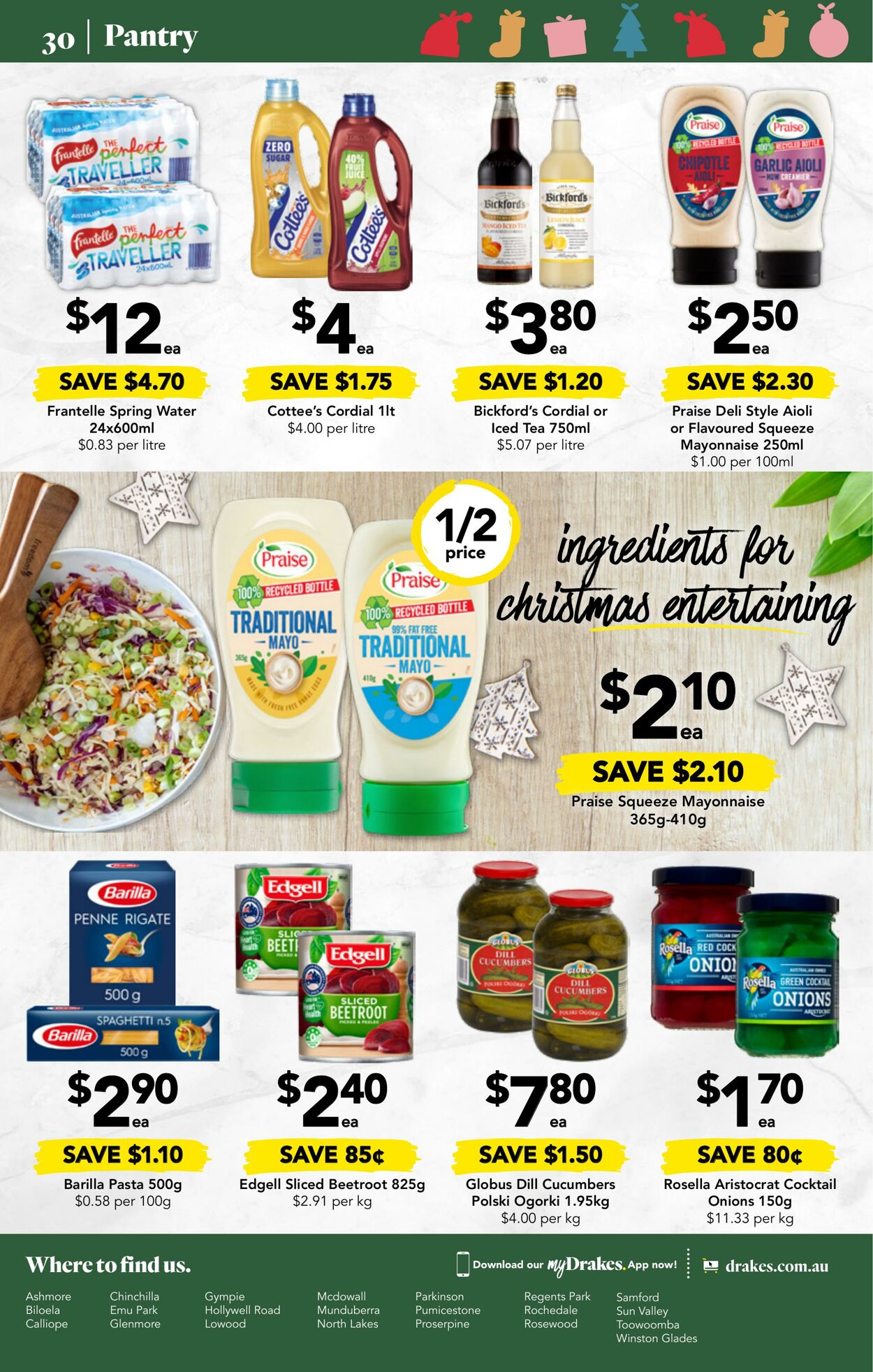 Catalogue Drakes Supermarkets 21.12.2022 - 03.01.2023