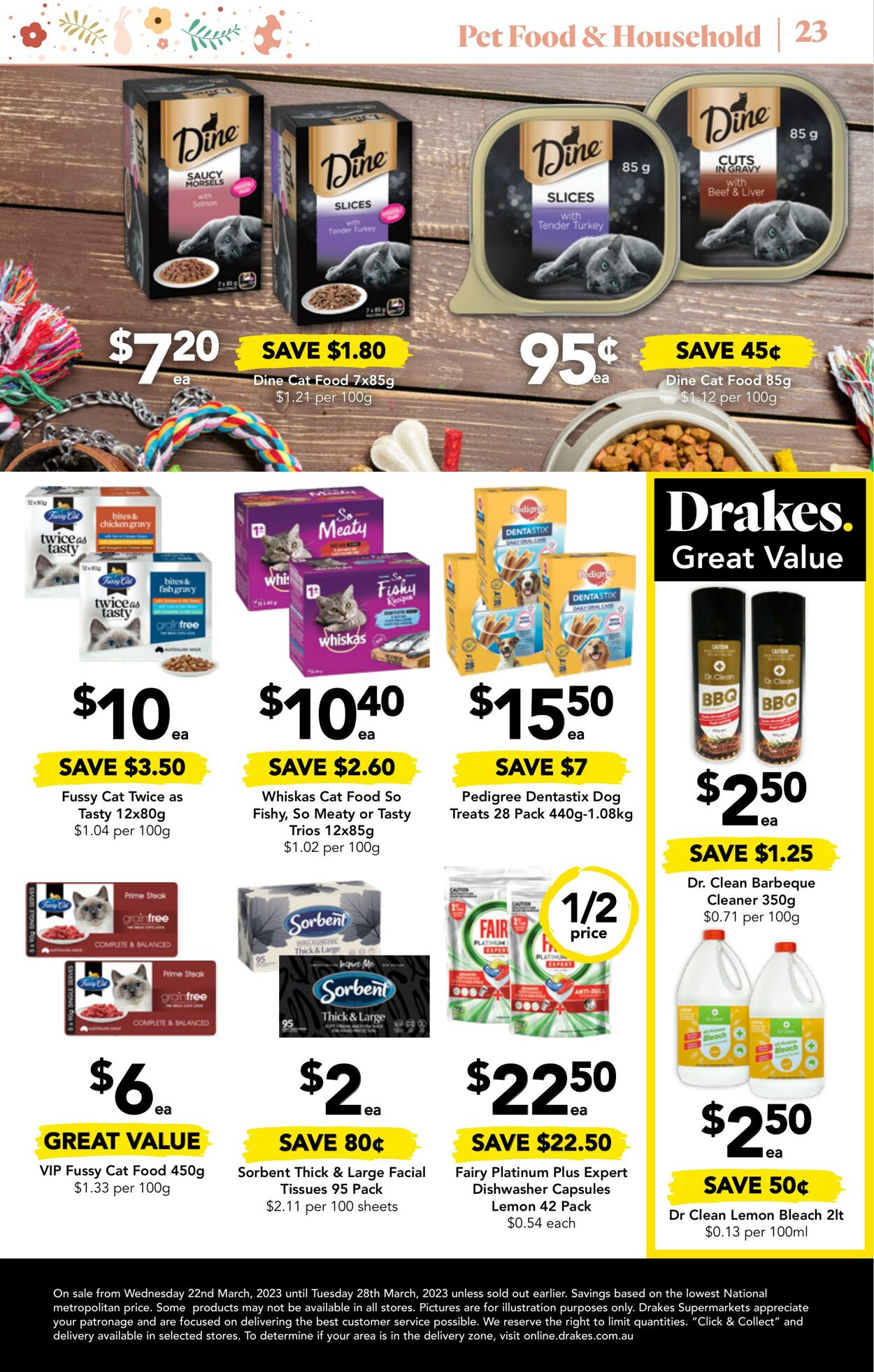 Catalogue Drakes Supermarkets 22.03.2023 - 28.03.2023