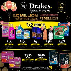 Catalogue Drakes Supermarkets 16.11.2022 - 22.11.2022