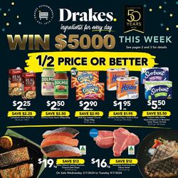 Catalogue Drakes Supermarkets 19.10.2022 - 25.10.2022