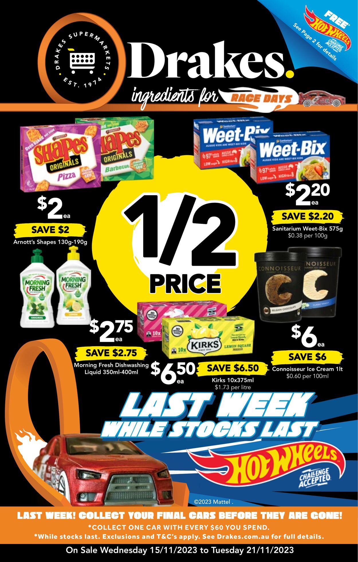 Catalogue Drakes Supermarkets 15.11.2023 - 21.11.2023