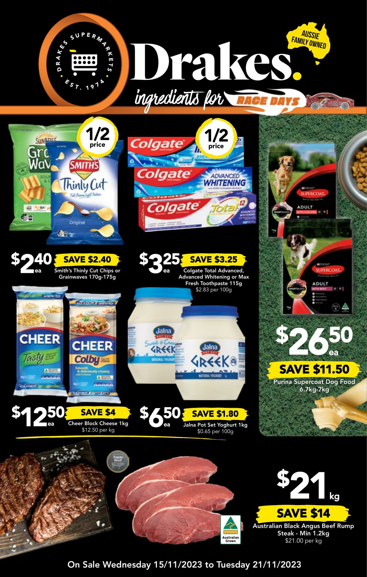 Catalogue Drakes Supermarkets 15.11.2023 - 21.11.2023