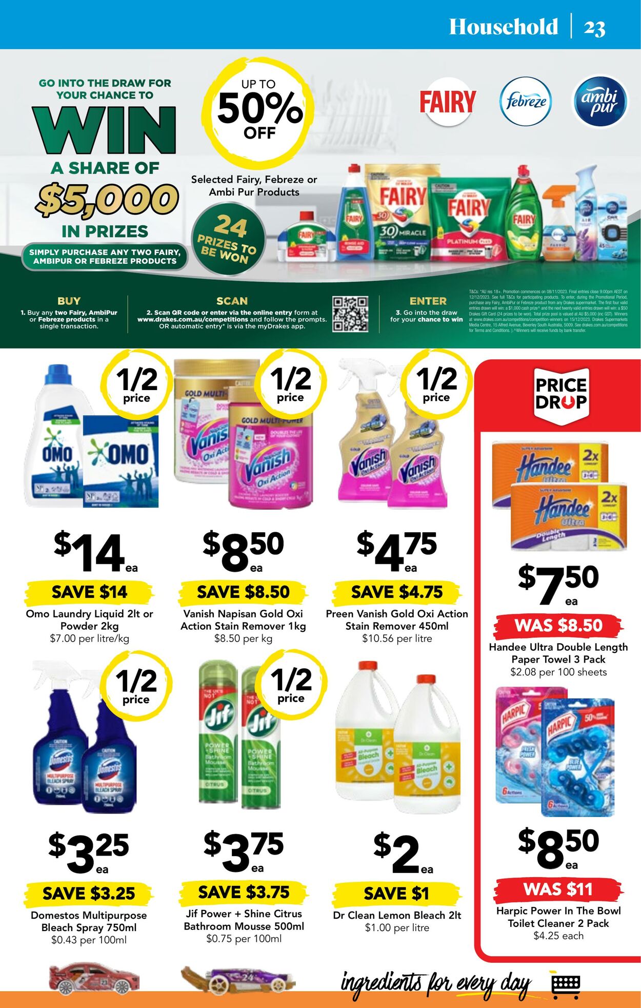 Catalogue Drakes Supermarkets 15.11.2023 - 21.11.2023