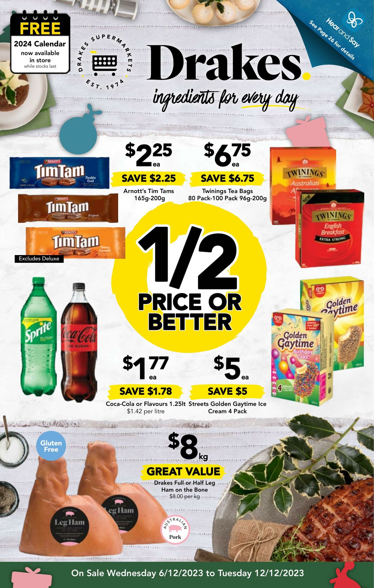 Catalogue Drakes Supermarkets 06.12.2023 - 12.12.2023