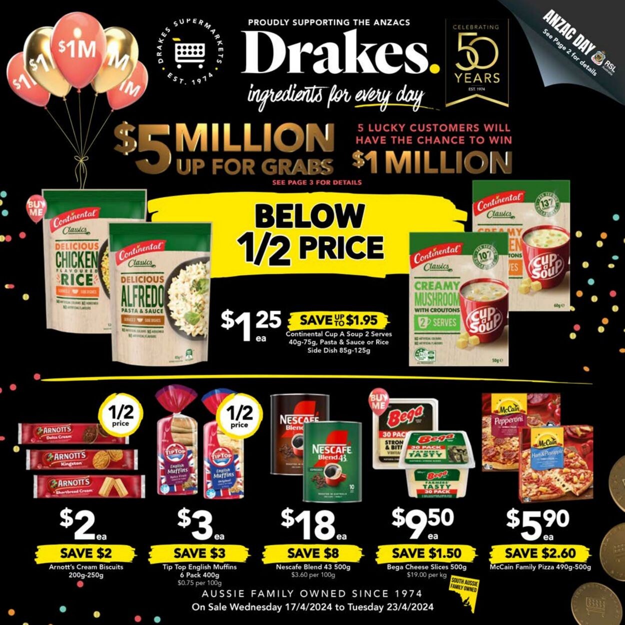 Catalogue Drakes Supermarkets 17.04.2024 - 23.04.2024
