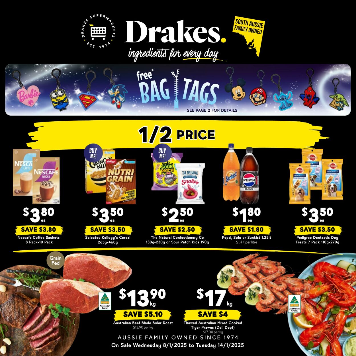 Catalogue Drakes Supermarkets 08.01.2025 - 14.01.2025