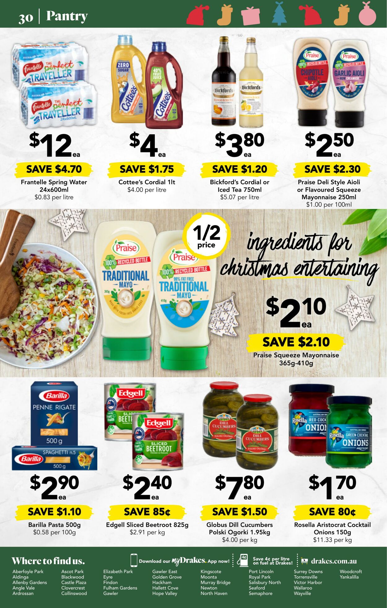 Catalogue Drakes Supermarkets 21.12.2022 - 03.01.2023