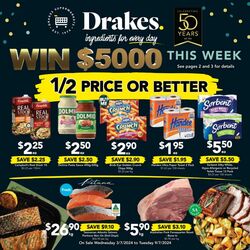 Catalogue Drakes Supermarkets 03.07.2024 - 09.07.2024