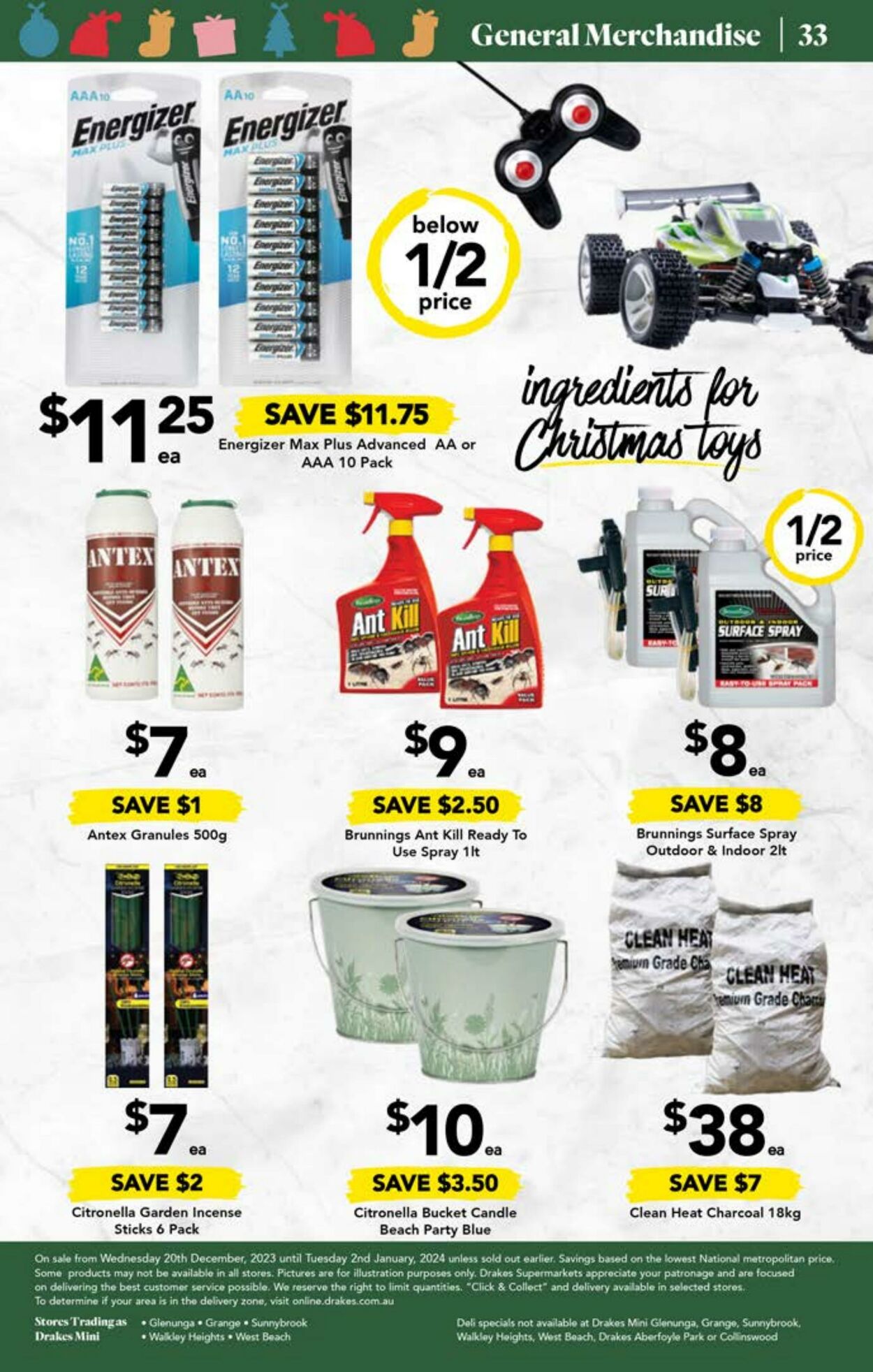 Catalogue Drakes Supermarkets 20.12.2023 - 02.01.2024