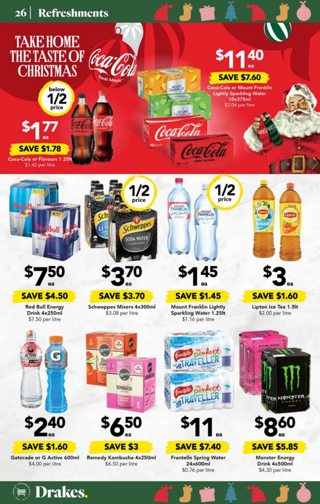 Catalogue Drakes Supermarkets 20.12.2023 - 02.01.2024